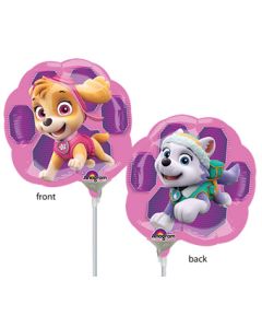 MIN SHP PAW PATROL SKYE & EVEREST (AIR FILLED ONLY)