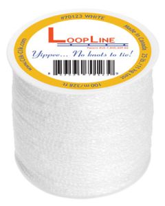 LOOP LINE WHITE 25LB TEST (100 M / 328 FT)