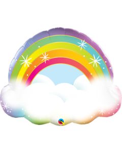 LRG SHP RAINBOW IN THE CLOUDS 32" (PKG)(O)