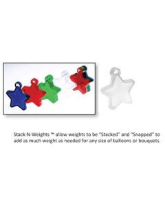 WEIGHT STACK-N-WEIGHT CLEAR 16 GRAM (BAG 25)