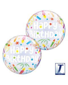 BUBBLE 22C HB LIT CANDLES (PKG)