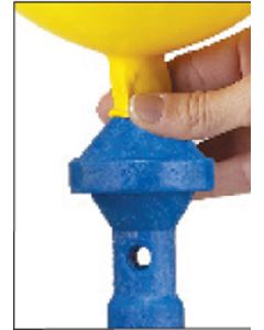 LATEX 60/40 PUSH VALVE OUTLET FOR CONWIN REGULATORS