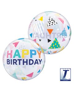 BUBBLE 22C HB RAINBOW TRIANGLES (PKG)