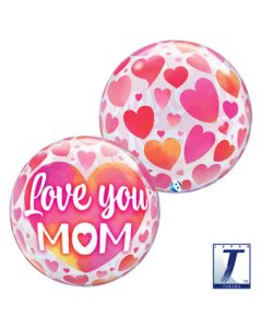 BUBBLE 22C LOVE YOU MOM PINK (PKG)