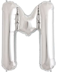 LRG SHP LETTER M SILVER NORTHSTAR 34" (PKG)(D) sale
