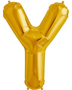 LRG SHP LETTER Y GOLD NORTHSTAR 34" 59960 (PKG)(D) sale