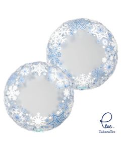 18C SNOWFLAKE BLUE CLEAR