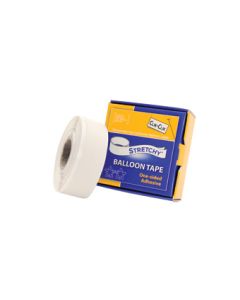 TAPE STRETCHY 1-SIDED BALLOON TAPE (2/3" X 25 FEET ROLL)