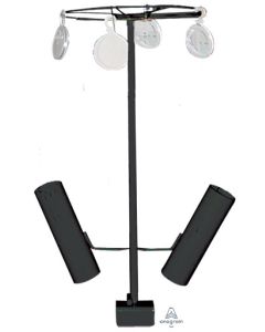 DISPLAY CHECKSTAND CADDIE BLACK METAL