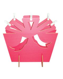 DISPLAY-CARDBOARD RED GIFT SHAPE DISPLAY (D) sale