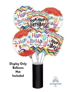DISPLAY TUBES (BLACK) FOR PREINFLATES