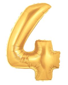 MIN SHP NUMBER 4 GOLD MEGALOON JR. (7") AIR FILL ONLY