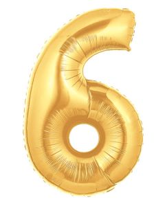 MIN SHP NUMBER 6 GOLD MEGALOON JR. (7") AIR FILL ONLY