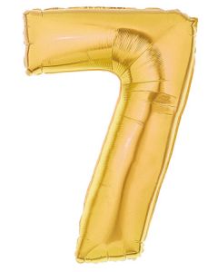 MIN SHP NUMBER 7 GOLD MEGALOON JR. (7") AIR FILL ONLY
