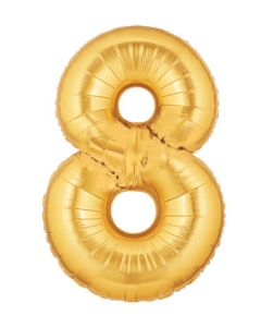MIN SHP NUMBER 8 GOLD MEGALOON JR. (7") AIR FILL ONLY