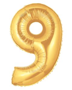 MIN SHP NUMBER 9 GOLD MEGALOON JR. (7") AIR FILL ONLY