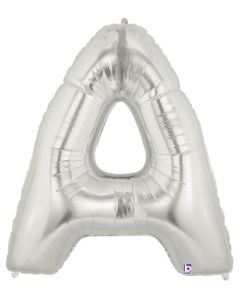 MIN SHP LETTER A SILVER MEGALOON JR. (7") AIR FILL ONLY