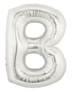 MIN SHP LETTER B SILVER MEGALOON JR. (7") AIR FILL ONLY