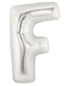 MIN SHP LETTER F SILVER MEGALOON JR. (7") AIR FILL ONLY