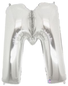 MIN SHP LETTER M SILVER MEGALOON JR. (7") AIR FILL ONLY