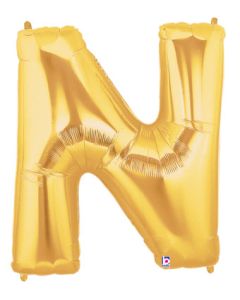 MIN SHP LETTER N GOLD MEGALOON JR. (7") AIR FILL ONLY