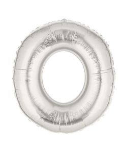 MIN SHP LETTER O SILVER MEGALOON JR. (7") AIR FILL ONLY