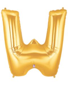 MIN SHP LETTER W GOLD MEGALOON JR. (7") AIR FILL ONLY