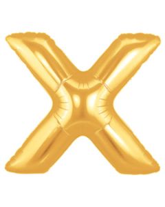 MIN SHP LETTER X GOLD MEGALOON JR. (7") AIR FILL ONLY