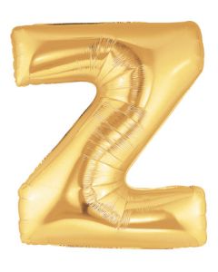 MIN SHP LETTER Z GOLD MEGALOON JR. (7") AIR FILL ONLY