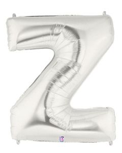 MIN SHP LETTER Z SILVER MEGALOON JR. (7") AIR FILL ONLY