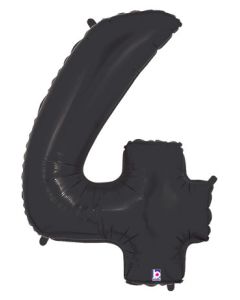 LRG SHP NUMBER 4 BLACK MEGALOON 34" (BAG)(D) sale