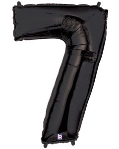LRG SHP NUMBER 7 BLACK MEGALOON 34" (PKG)