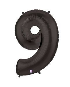 LRG SHP NUMBER 9 BLACK MEGALOON 34" (PKG)