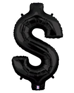 LRG SHP DOLLAR SIGN ($) BLACK MEGALOON 34" (PKG)(D) sale