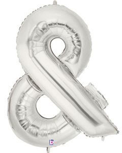 LRG SHP AMPERSAND (&) SILVER MEGALOON 34" (PKG)(D) sale