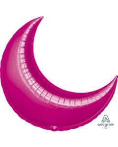 LRG SHP ANAGRAM CRESCENT FUCHSIA 26" (SOLD IN 3'S)(D) sale