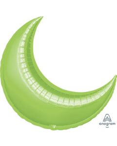 LRG SHP ANAGRAM CRESCENT LIME GREEN 26"(SOLD 3'S)(D) sale