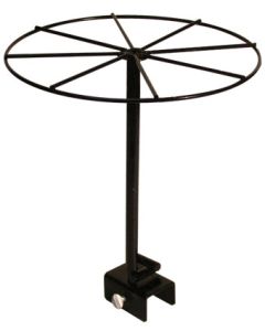 DISPLAY HELIUM-FILLED HALO BLACK METAL W/ 3 WAY BASE