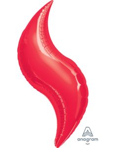 LRG SHP ANAGRAM CURVE RED 36" (SOLD IN 3'S)(D) sale