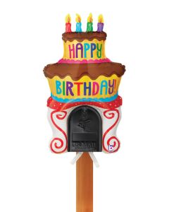 LRG SHP MAILBOX BALLOON HB CAKE 32" (PKG)(D) sale