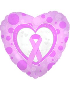 9H PROMISE, HOPE, CURE BREAST CANCER RIBBON AIR FILL ONLY