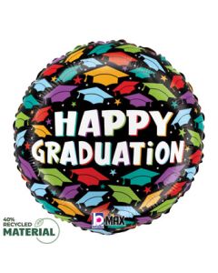 9C BRILLIANT GRADUATION HATS AIR FILL ONLY