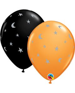 11C CRESCENT MOON & STARS ARD BLACK & ORANGE (BAG50)(D) sale