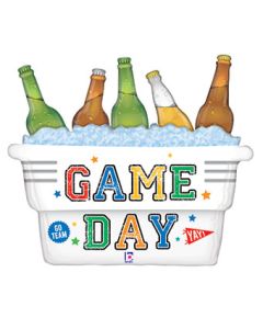 LRG SHP GAME DAY COOLER BEER 27" (PKG)(D)