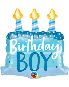 MIN SHP HB BOY CAKE & CANDLES AIR FILL ONLY (D) sale