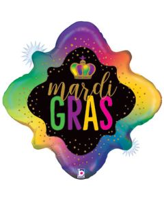 LRG SHP OPAL MARDI GRAS 29" (HOLO)(PKG)(D) sale