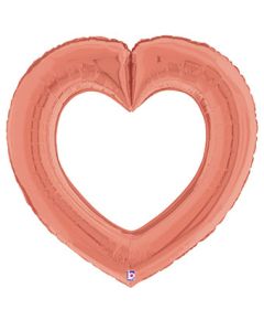 LRG SHP LINKING HEART ROSE GOLD 32" (PKG)(D) sale