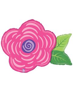 LRG SHP PINK FLOWER 37" (PKG)