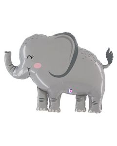 LRG SHP JUNGLE ELEPHANT 33" (PKG)