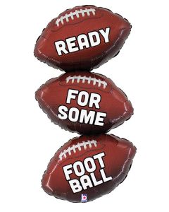 LRG SHP READY FOR SOME FOOTBALL STACKER 34" (PKG)